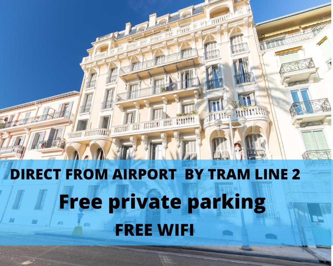 Le 323 Prom - 2 Chambres - Ac - Parking - Tram Et Supermarche Proches - Front De Mer Nice Exterior foto